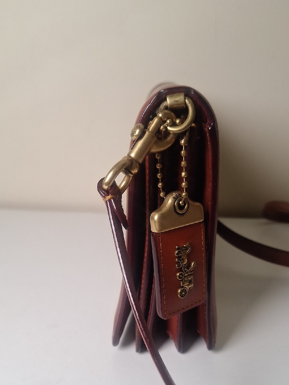 COACH Riley Signature Canvas Prairie Floral Print Crossbody - Picture 5 of 14